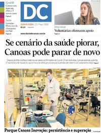 Capa do jornal Diário de Canoas 21/05/2020