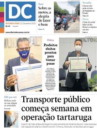 Capa do jornal Diário de Canoas 21/12/2020