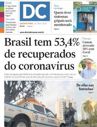 Capa do jornal Diário de Canoas 22/04/2020