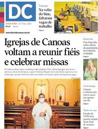 Capa do jornal Diário de Canoas 22/05/2020