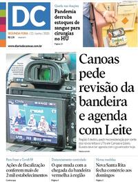 Capa do jornal Diário de Canoas 22/06/2020
