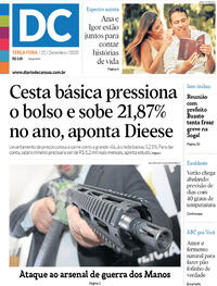 Capa do jornal Diário de Canoas 22/12/2020