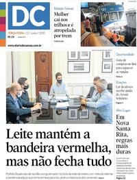 Capa do jornal Diário de Canoas 23/06/2020