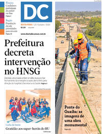 Capa do jornal Diário de Canoas 23/10/2020