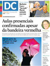 Capa do jornal Diário de Canoas 24/11/2020