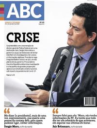 Capa do jornal Diário de Canoas 25/04/2020