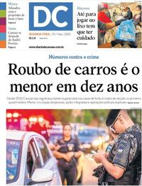 Capa do jornal Diário de Canoas 25/05/2020