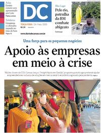 Capa do jornal Diário de Canoas 26/05/2020