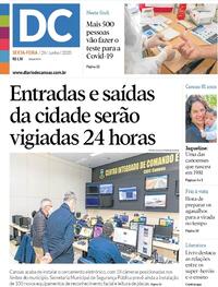Capa do jornal Diário de Canoas 26/06/2020