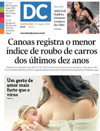 Capa do jornal Diário de Canoas 26/08/2020