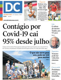 Capa do jornal Diário de Canoas 26/10/2020