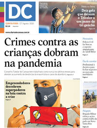 Capa do jornal Diário de Canoas 27/08/2020