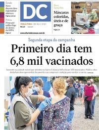 Capa do jornal Diário de Canoas 28/04/2020