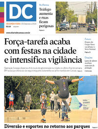 Capa do jornal Diário de Canoas 28/09/2020