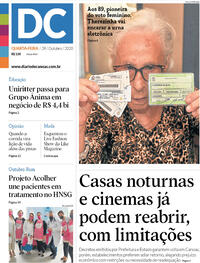 Capa do jornal Diário de Canoas 28/10/2020