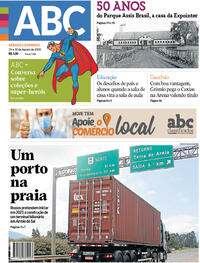 Capa do jornal Diário de Canoas 29/08/2020