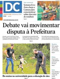 Capa do jornal Diário de Canoas 30/09/2020
