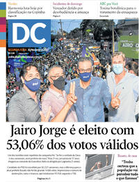 Capa do jornal Diário de Canoas 30/11/2020
