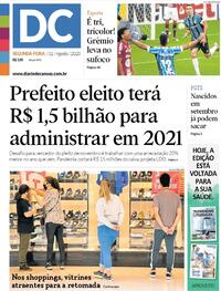 Capa do jornal Diário de Canoas 31/08/2020