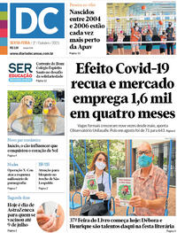 Capa do jornal Diário de Canoas 01/10/2021