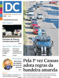 Capa do jornal Diário de Canoas 03/02/2021