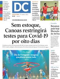 Capa do jornal Diário de Canoas 08/01/2021