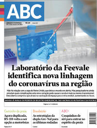 Capa do jornal Diário de Canoas 09/01/2021