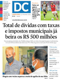Capa do jornal Diário de Canoas 11/02/2021