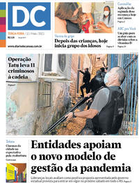 Capa do jornal Diário de Canoas 11/05/2021
