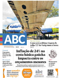 Capa do jornal Diário de Canoas 13/02/2021