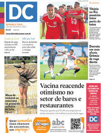 Capa do jornal Diário de Canoas 15/02/2021