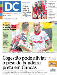 Capa do jornal Diário de Canoas 22/02/2021
