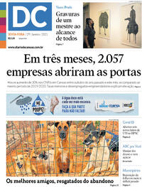 Capa do jornal Diário de Canoas 29/01/2021