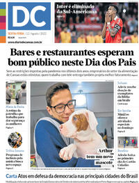 Capa do jornal Diário de Canoas 12/08/2022