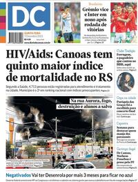 Capa do jornal Diário de Canoas 07/12/2023