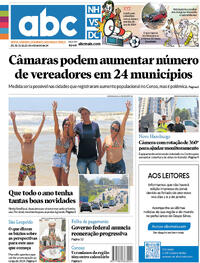 Capa do jornal Diário de Canoas 29/12/2023