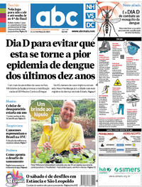 Capa do jornal Diário de Canoas 01/03/2024