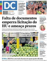 Capa do jornal Diário de Canoas 04/01/2024