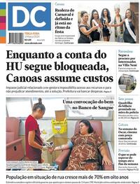 Capa do jornal Diário de Canoas 05/03/2024