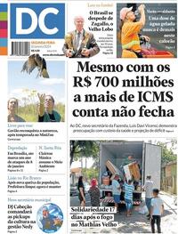 Capa do jornal Diário de Canoas 08/01/2024