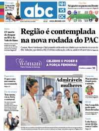 Capa do jornal Diário de Canoas 08/03/2024