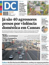 Capa do jornal Diário de Canoas 09/04/2024