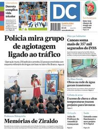 Capa do jornal Diário de Canoas 10/04/2024