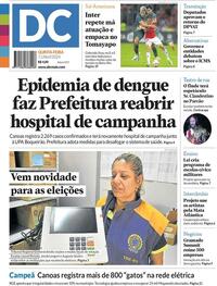 Capa do jornal Diário de Canoas 11/04/2024