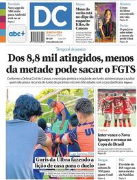 Capa do jornal Diário de Canoas 14/03/2024