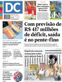 Capa do jornal Diário de Canoas 15/02/2024