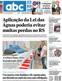 Capa do jornal Diário de Canoas 15/03/2024