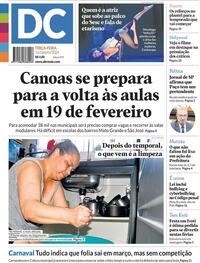 Capa do jornal Diário de Canoas 16/01/2024