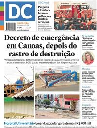 Capa do jornal Diário de Canoas 18/01/2024