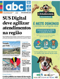 Capa do jornal Diário de Canoas 19/04/2024